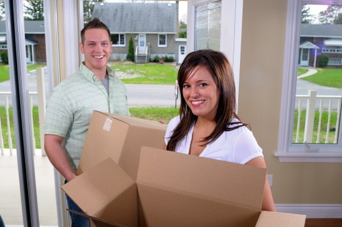Local commercial movers handling business equipment and office items