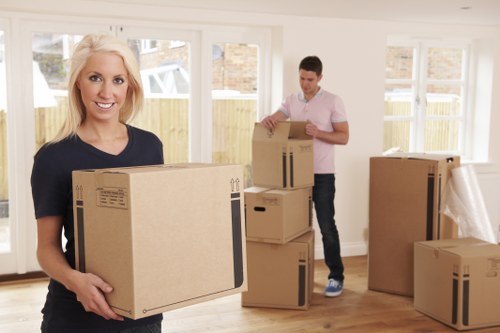Removal van prepared for a move in Waterloo