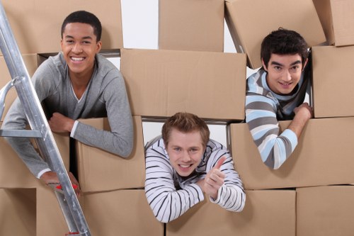 Commercial removals planning for an office move in Waterloo