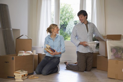 Loading a commercial van for a Waterloo business relocation