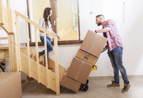 Unpacking household items into a new Waterloo property