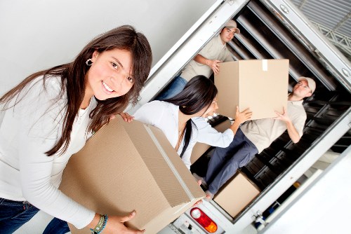 Preparation for furniture pick-up in a Waterloo property with access challenges