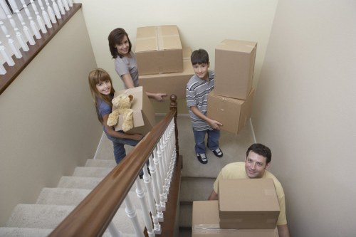 Moving furniture from a flat in Waterloo with care